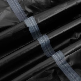 Capas móveis de jardim 2pcs 172x113x73cm impermeável 420D preto