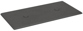 Painel de parede 12 pcs 30x15 cm couro artificial 0,54 m² cinza