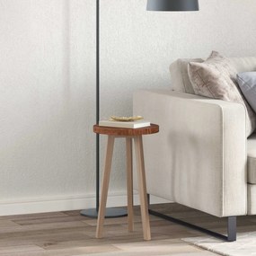 vidaXL Tampo de Mesa Marrom Claro Ø 30 x 2,5 cm