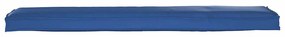 Almofada de Palete para Banco Azul Royal 180x40x8 cm Tecido Oxford