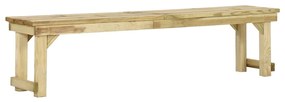 vidaXL Banco de jardim 180 cm pinho impregnado