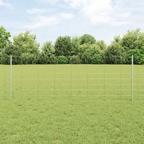 Postes de Cerca vidaXL 11 pcs U-Channel 80 cm Aço Galvanizado, Cerca d