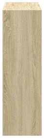 Estante 102x32x102 cm derivados de madeira carvalho sonoma