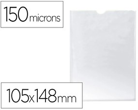 Bolsa Catálogo Q-Connect Din a6 150 Microns Pvc Transparente 105x 148 mm