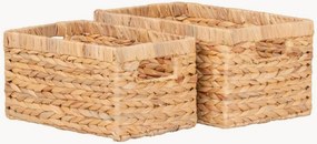 Cestos em jacinto-de-água Passo, conjunto de 2
