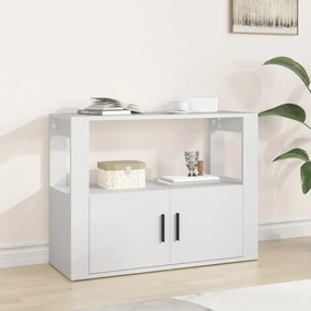 vidaXL Aparador 80x30x60 cm derivados de madeira branco