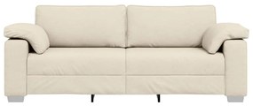 Sofa de 3 Peças de Linho 178 cm