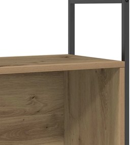 Estante para Livros vidaXL Artisan Carvalho 80x30x78,5 cm Madeira Enge