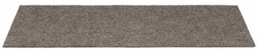 Tapetes de escada 15 pcs 65x21x4 cm tecido agulhado cor creme