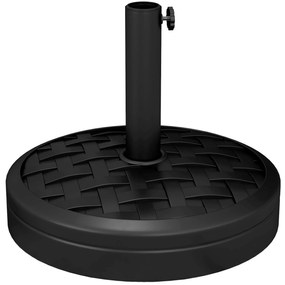 Base de Chapéu de Sol Redondo Suporte para Chapéu de Sol Recarregável