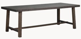 Mesa de jantar em madeira de carvalho Brooklyn, L 220 x 95 cm
