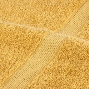 6pcs Conjunto toalhas banho premium SOLUND 600gsm dourado