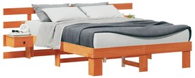 Estrutura da Cama com gaveta Castanho 140 x 200 cm