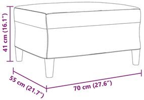 3 pcs conjunto de sofás com almofadões veludo azul