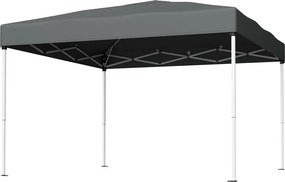 Tenda dobrável de 3 x 3 m, resistente, portátil, pavilhão para jardim cinzento