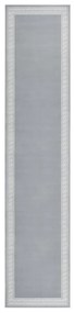 vidaXL Passadeira 60x300 cm polipropileno cinzento com padrão