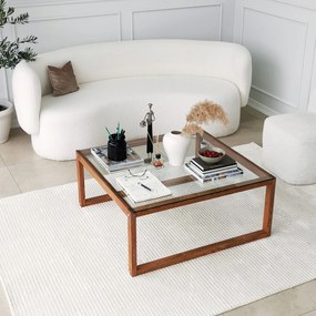 Mesa de Centro Via – Madeira – 90 cm x 40 cm x 90 cm