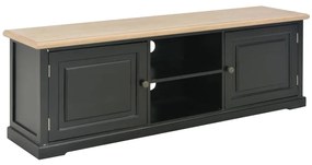 vidaXL Móvel de TV 120x30x40 cm madeira preto