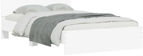 Estrutura de cama com cabeceira 120x190 cm branco