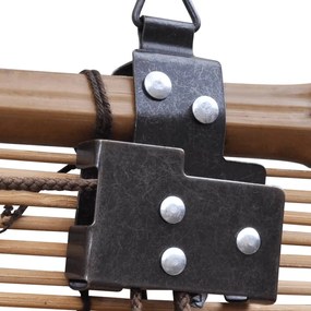Estore de enrolar 80 x 160 cm bambu castanho