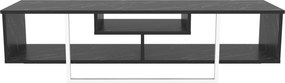 Móvel TV Asal – Preto/Branco – 150x35,2x40 cm