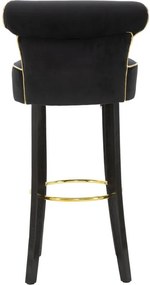 BANCO DE BAR LUXY 46X48X96 CM PRETO