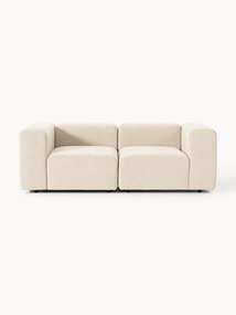 Sofá modular em bouclé Lena (2 lugares)
