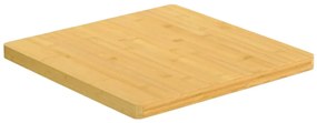 Tampo de mesa 40x40x2,5 cm bambu