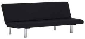 Sofá-Cama Kevin em Tecido - Preto - Design Moderno