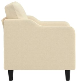 Poltrona 60 cm tecido cor creme
