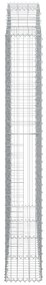 Cesto gabião arqueado 200x30x200/220 cm ferro galvanizado