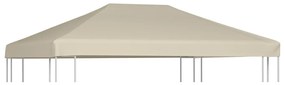 vidaXL Cobertura de gazebo 310 g/m² 4x3 m bege