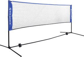 Rede de badminton com estrutura metálica 500 x 155 x 103 cm (L x A x P) Azul