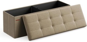 Banco de armazenamento dobrável com assento acolchoado | SONGMICS | 110 x 38 x 38 cm | LSF077R01V2.