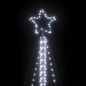 LED Árvore de Natal 789 LEDs Branco Frio 476 cm