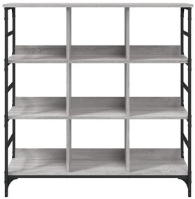 Aparador 102x32x103,5 cm derivados de madeira cinzento sonoma