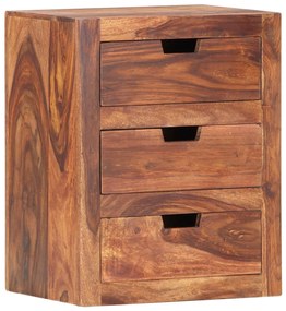 Mesa de cabeceira 40x30x50 cm madeira de acácia maciça