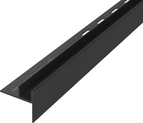 Mexen Line-B moldura inclinada para vidro 120 cm direita, preta - 187004120R