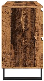 Armário lavatório WC 80x33x60cm derivados madeira madeira velha