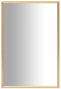 Espelho 60x40 cm dourado