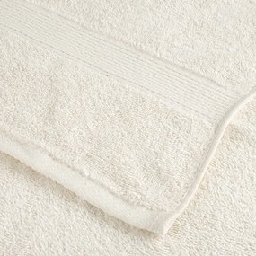 12 pcs Conjunto de toalhas premium SOLUND 600 gsm creme