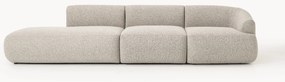 Módulo chaise longue em bouclé Sofia (2 lugares)