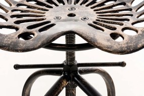 Banco de bar Mimosa 43 x 74-94 x 43 cm Bronze