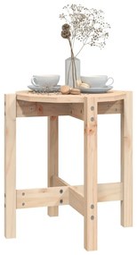 Mesa de centro Ø 42,5x45 cm madeira de pinho maciça