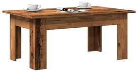 Mesa de centro 100x60x42 cm derivados de madeira madeira velha