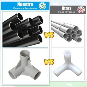 Parque infantil 206 x 147 x 68,5 cm com padrão Pinguim Tapete Centro de atividades Atóxico Bolas Transpirável Fecho de correr Cinza