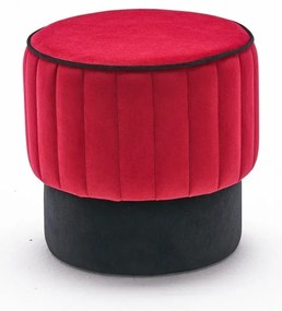 Pouffe Rose – Vermelho – 40x40x40 cm