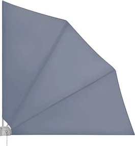 Toldo dobrável para varanda 140 x 140 cm Antracite