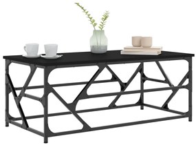 Mesa de centro 100x50x40 cm derivados de madeira preto