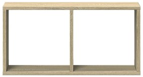 Armário de parede 60x16x30 cm derivados madeira carvalho sonoma
